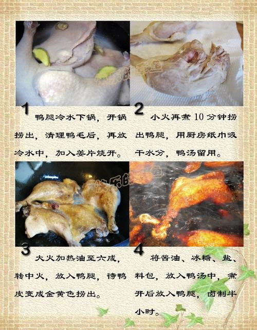 卤鸭的做法（卤鸭腿）